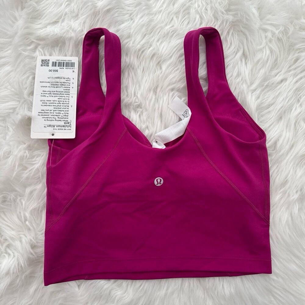 Lululemon Align Tank Top Raspberry Rave Size 6 - Picture 4 of 7